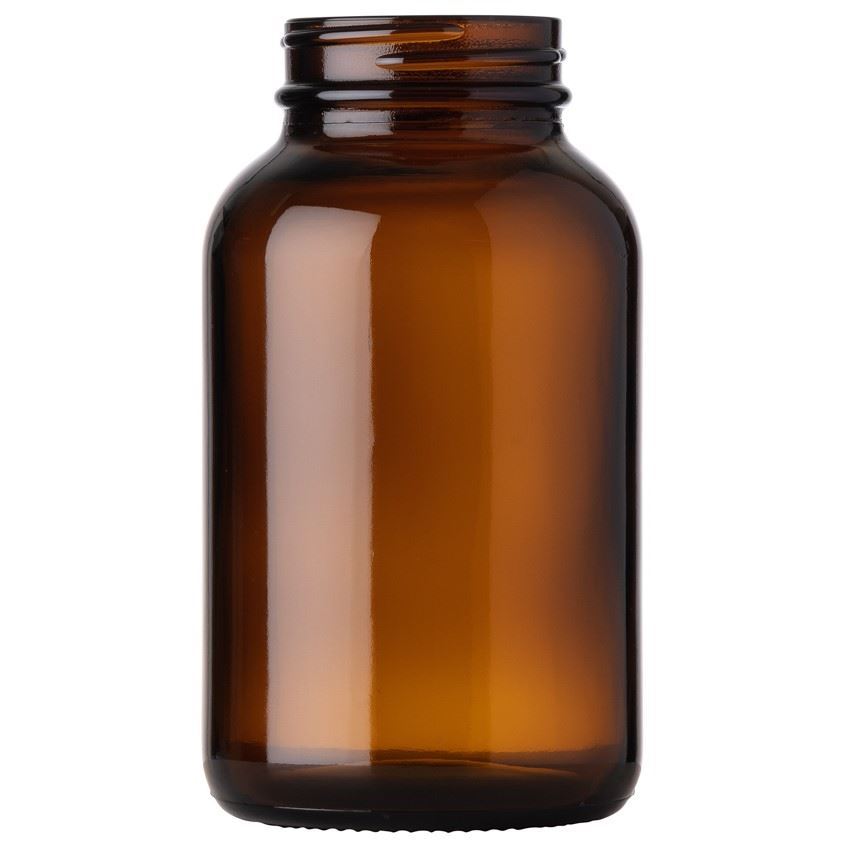 500ml Amber Packer Jar (without Cap)