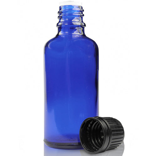 Cobalt Blue Bottles With 18Mm Neck