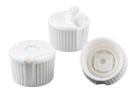 White Flip-Top Cap 24mm