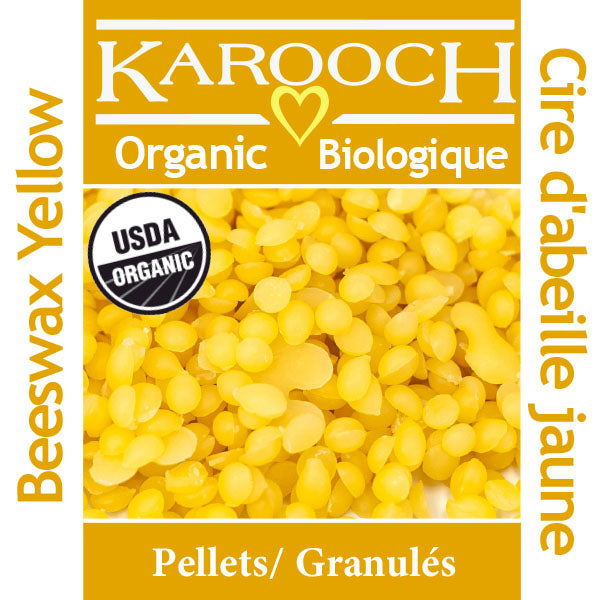 Beeswax Pellets Yellow Organic
