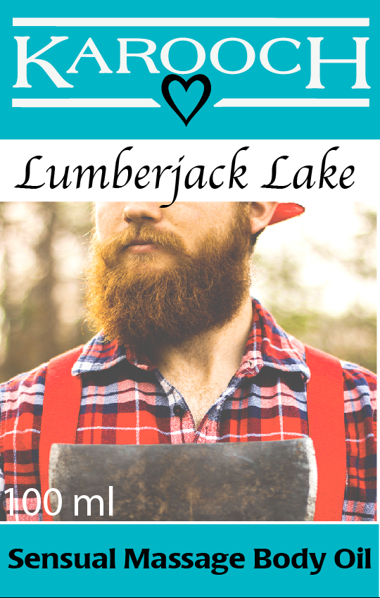 Lumberjack Lake - Rosewood, Black Spruce &amp; Patchouli Massage Body Oil