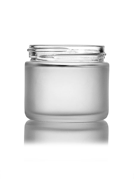 Frosted Ointment Jar &amp; Lid 30ml/g (white)